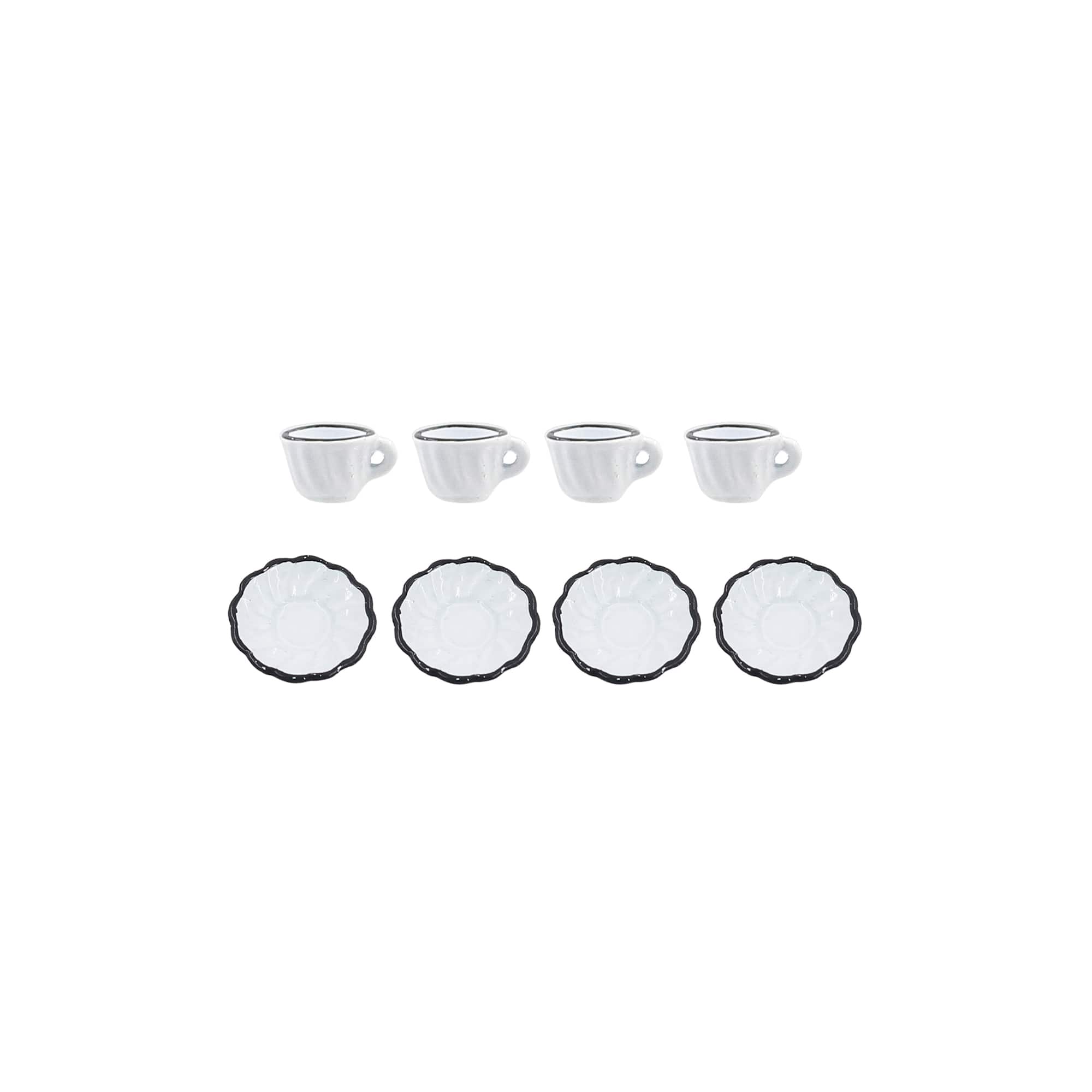Mini White & Black Dinnerware Set by Make Market®